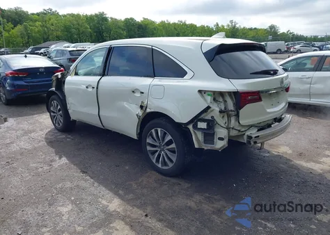 2014 Acura Mdx Tech Pkg z USA, uszkodzony, nr VIN 5FRYD4H40EB045338